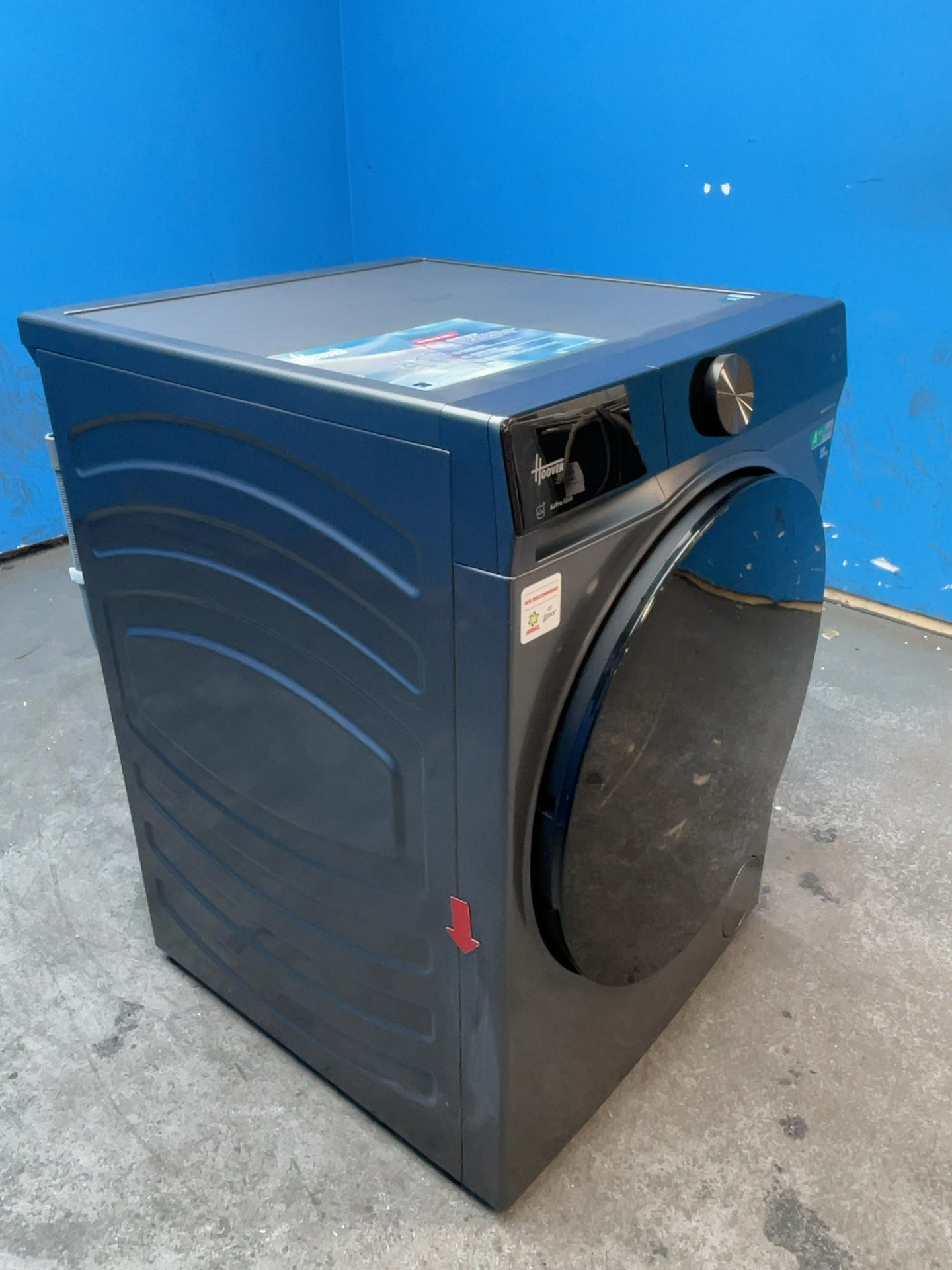 #GRC-164-510 - Hoover 13kg 1400rpm Washing Machine – XL Soft Drum, Inverter Motor, Anthracite