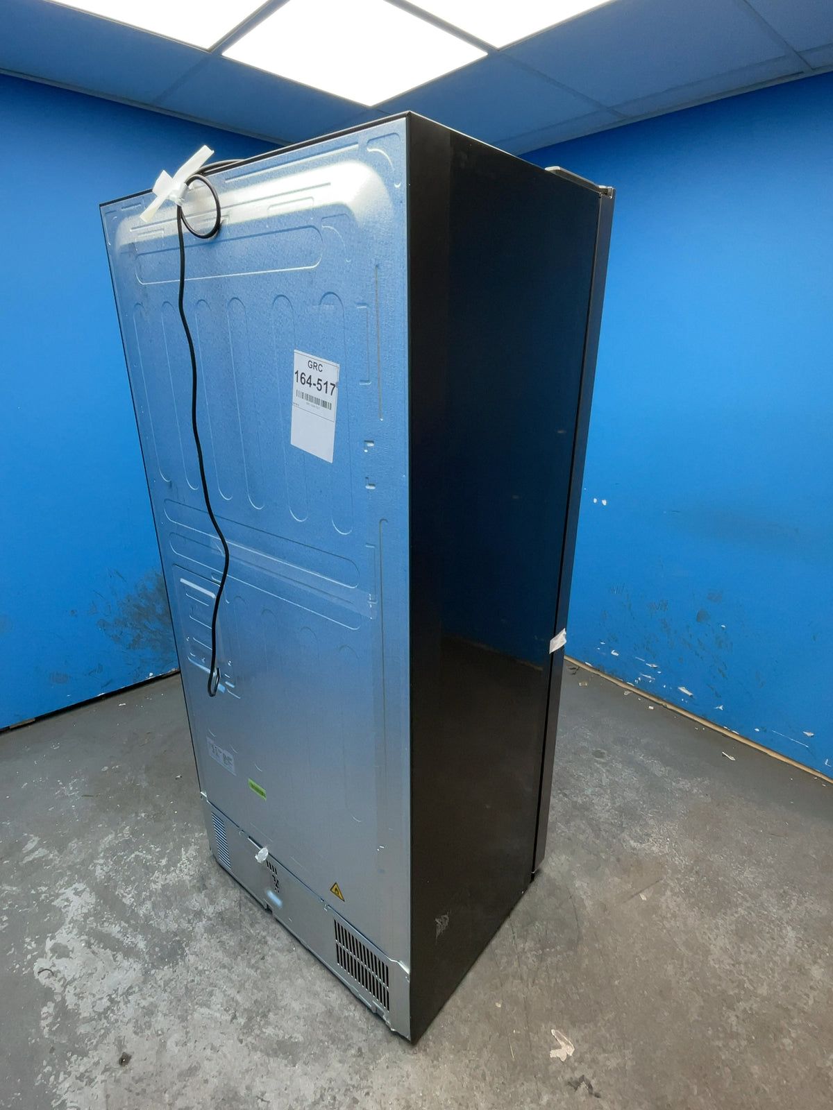 #GRC-164-517 - Hoover French 4 Door Fridge Freezer – 463L, Silver, Total No Frost