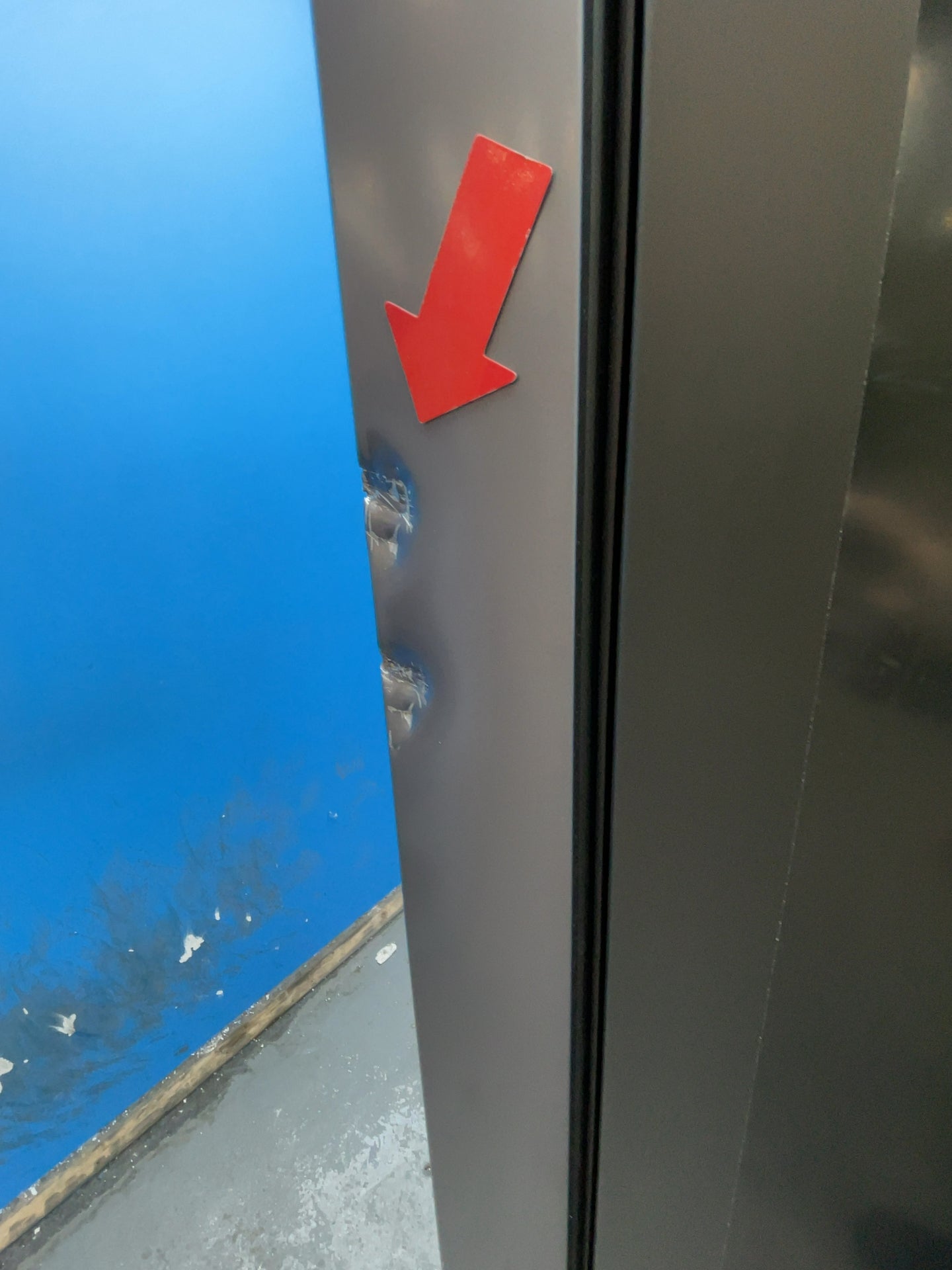 #GRC-164-517 - Hoover French 4 Door Fridge Freezer – 463L, Silver, Total No Frost