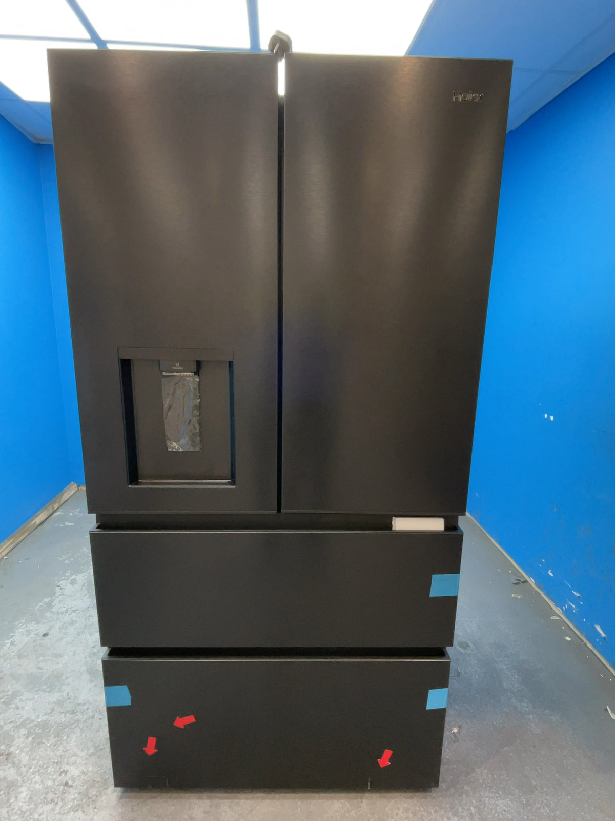 #GRC-164-526 - Haier Horizon 700L French Door Fridge Freezer – Water Dispenser, Total No Frost, Black