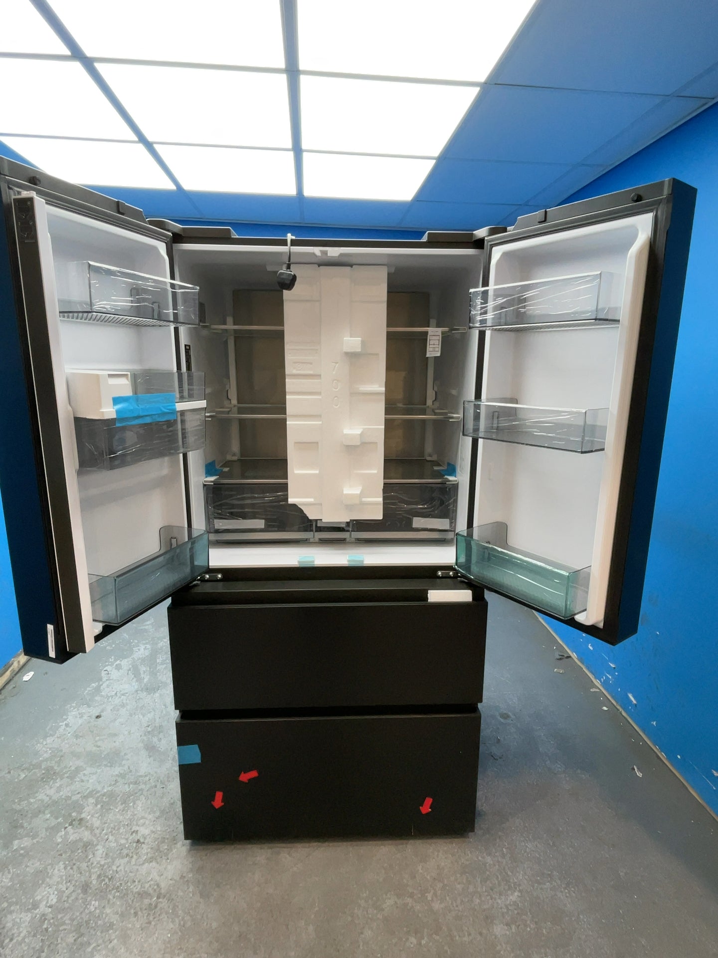 #GRC-164-526 - Haier Horizon 700L French Door Fridge Freezer – Water Dispenser, Total No Frost, Black
