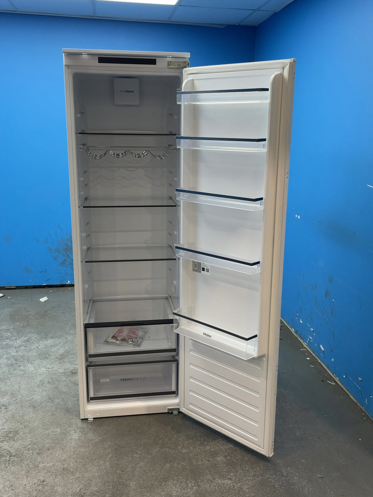 #GRC-164-534 - Haier 54cm Integrated Tall Larder Fridge – 316L Capacity, Smart Connected