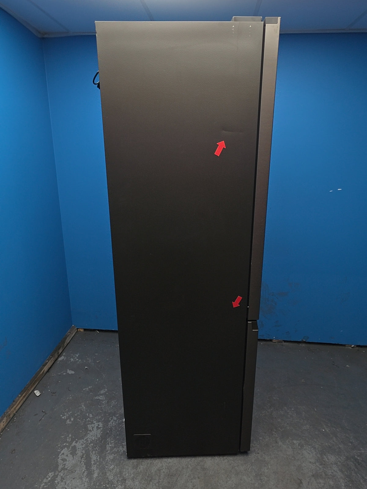 #GRC-164-558 - Haier 59.5cm 70/30 Fridge Freezer – 409L, Dark Inox, Total No Frost, Smart WiFi