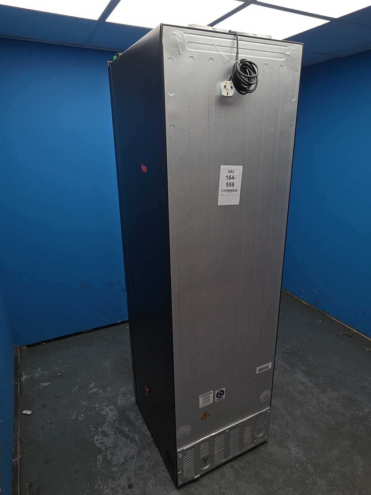 #GRC-164-558 - Haier 59.5cm 70/30 Fridge Freezer – 409L, Dark Inox, Total No Frost, Smart WiFi