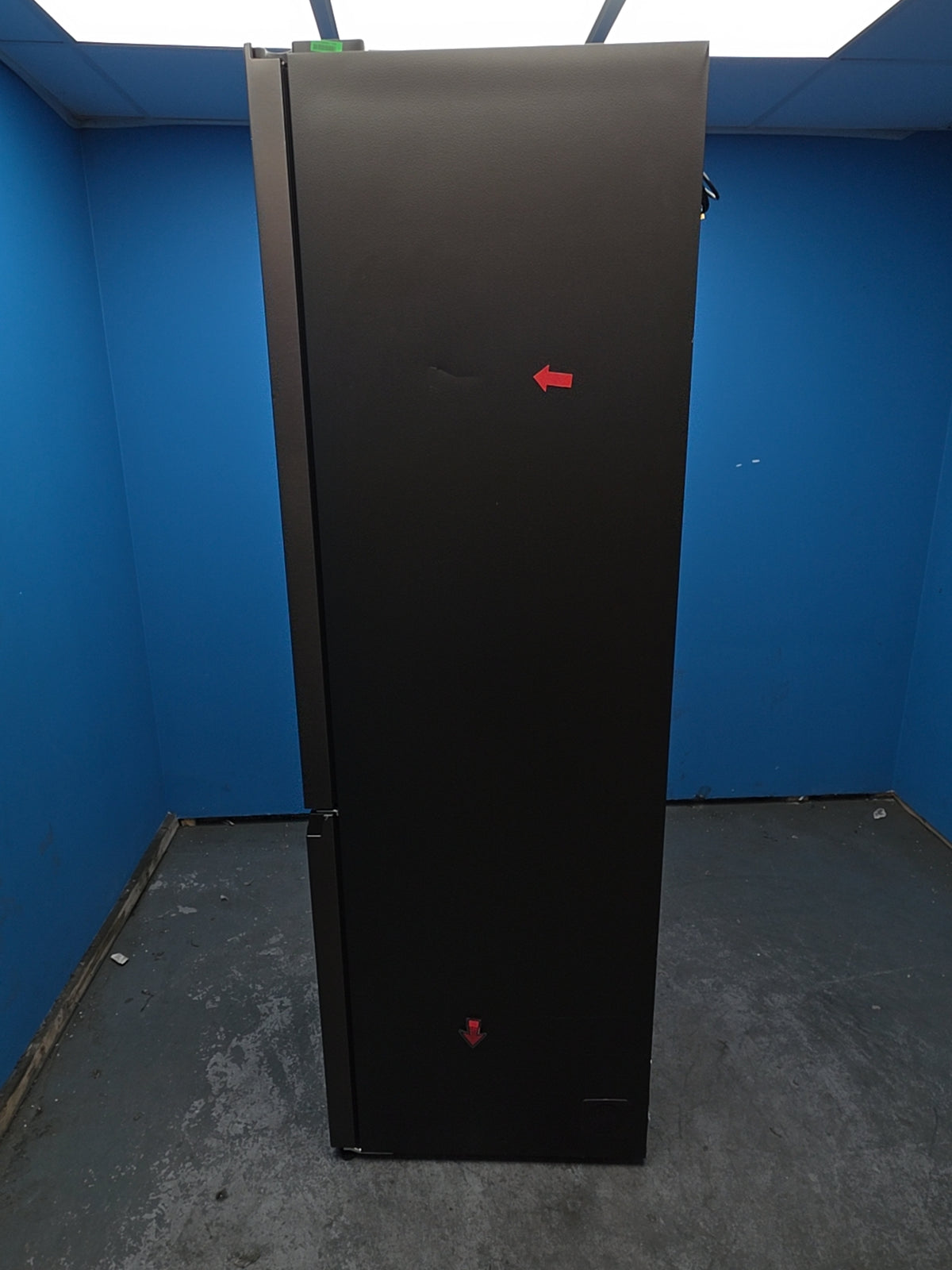 #GRC-164-558 - Haier 59.5cm 70/30 Fridge Freezer – 409L, Dark Inox, Total No Frost, Smart WiFi