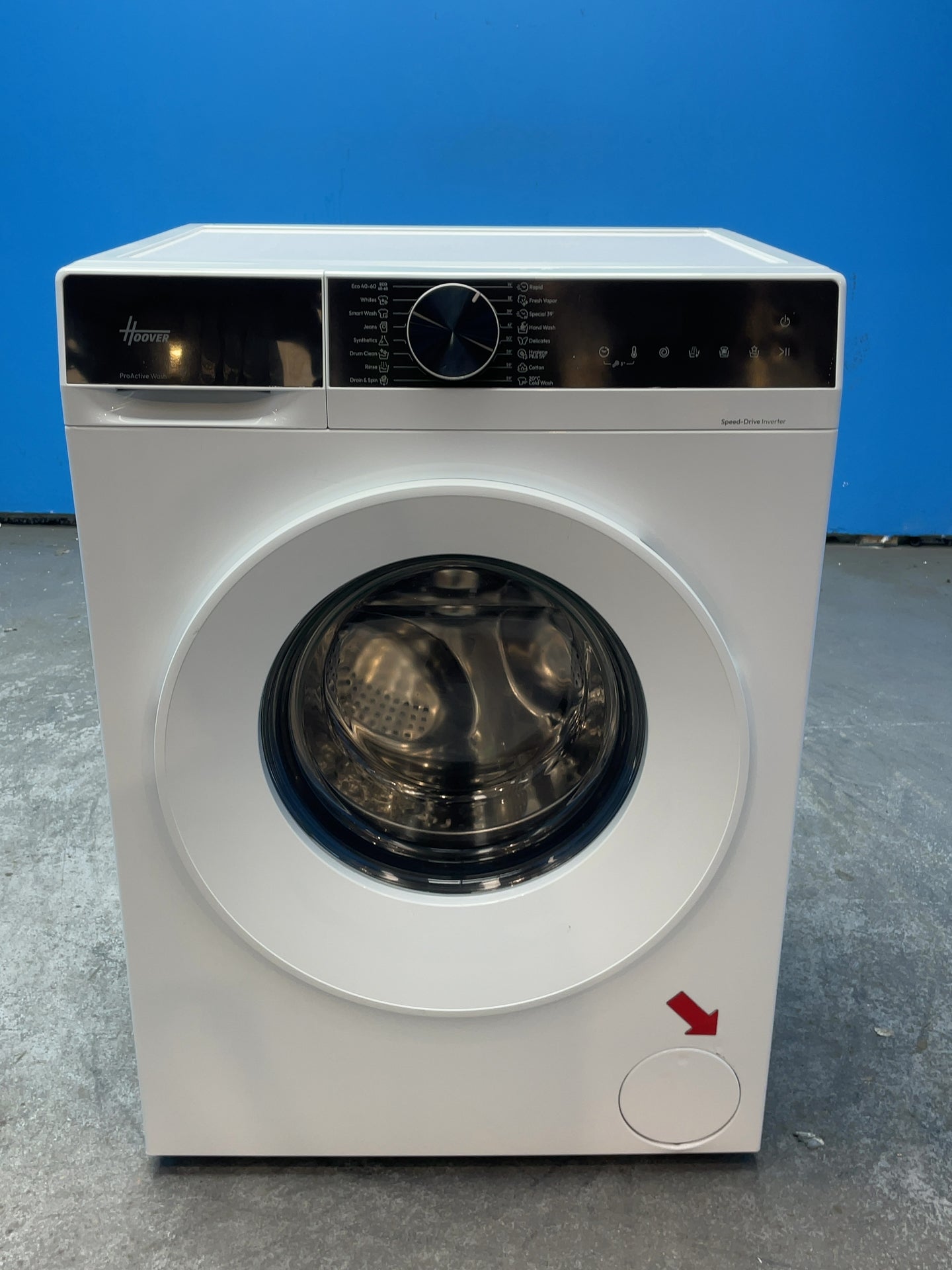 #GRC-164-565 - Hoover HGD 48S8C-80 8kg 1400rpm Washing Machine – Steam Cycle, Inverter Motor, White