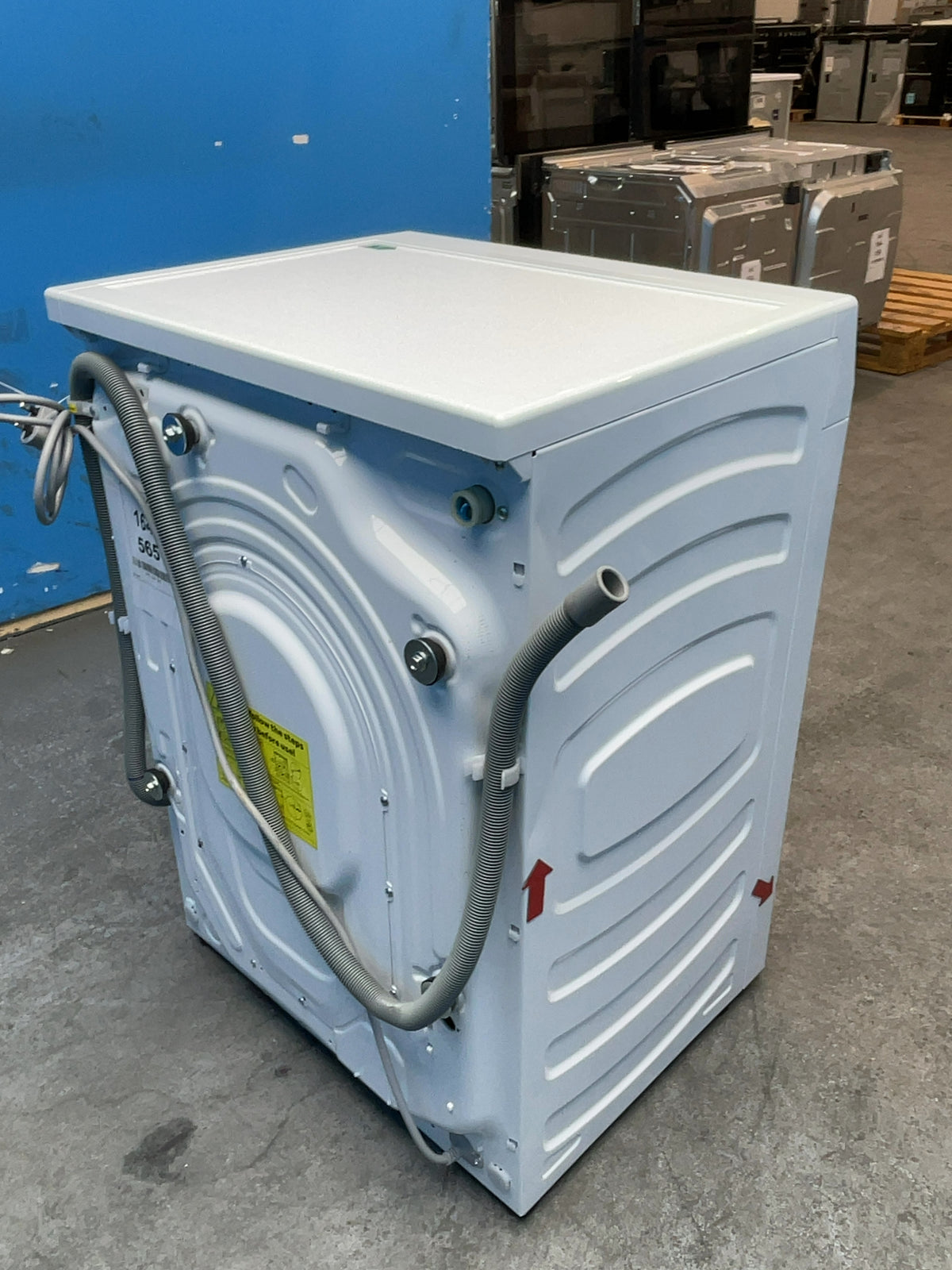 #GRC-164-565 - Hoover HGD 48S8C-80 8kg 1400rpm Washing Machine – Steam Cycle, Inverter Motor, White