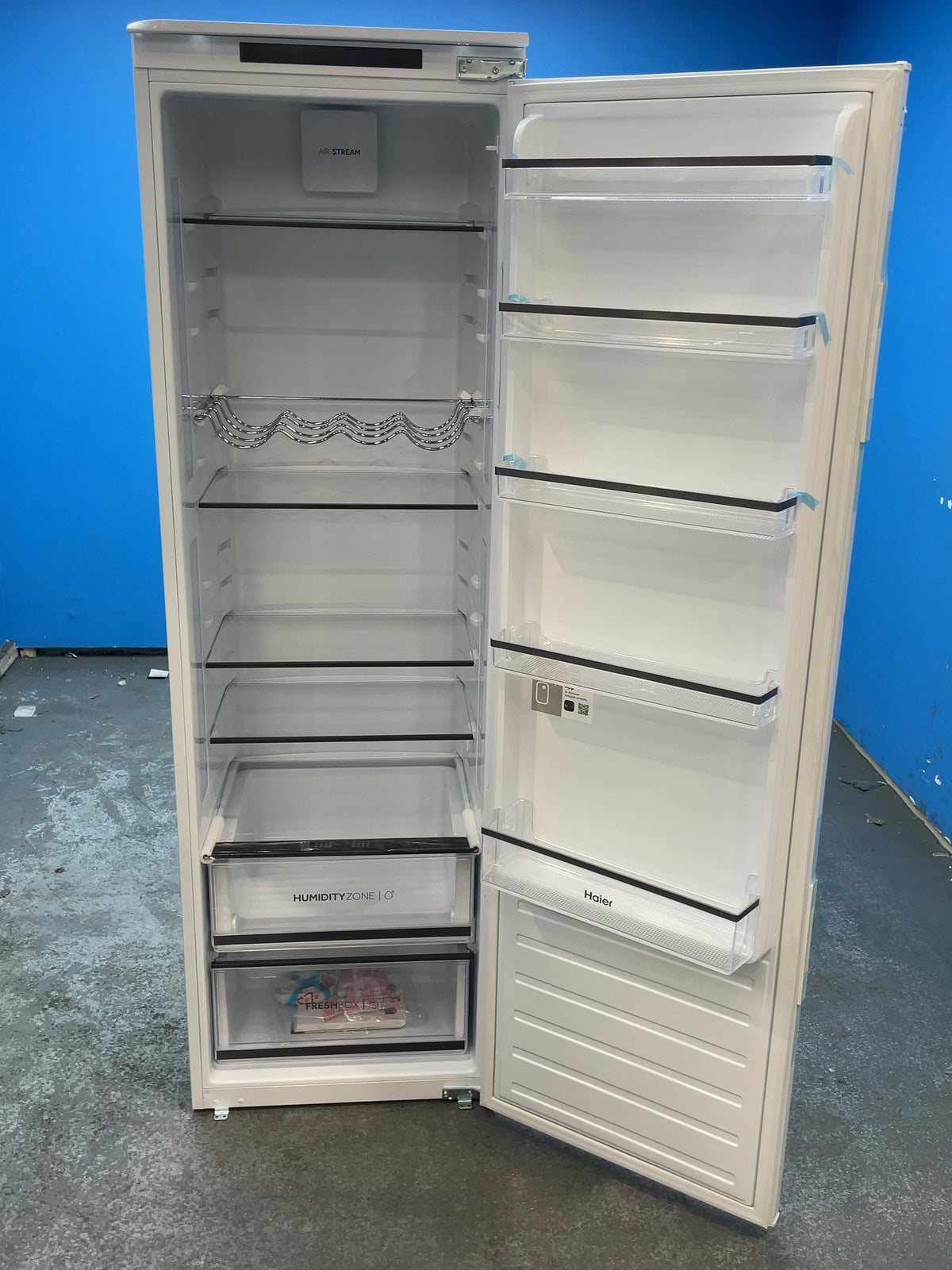 #GRC-164-579 - Haier 54cm Integrated Tall Larder Fridge – 316L Capacity, Smart Connected