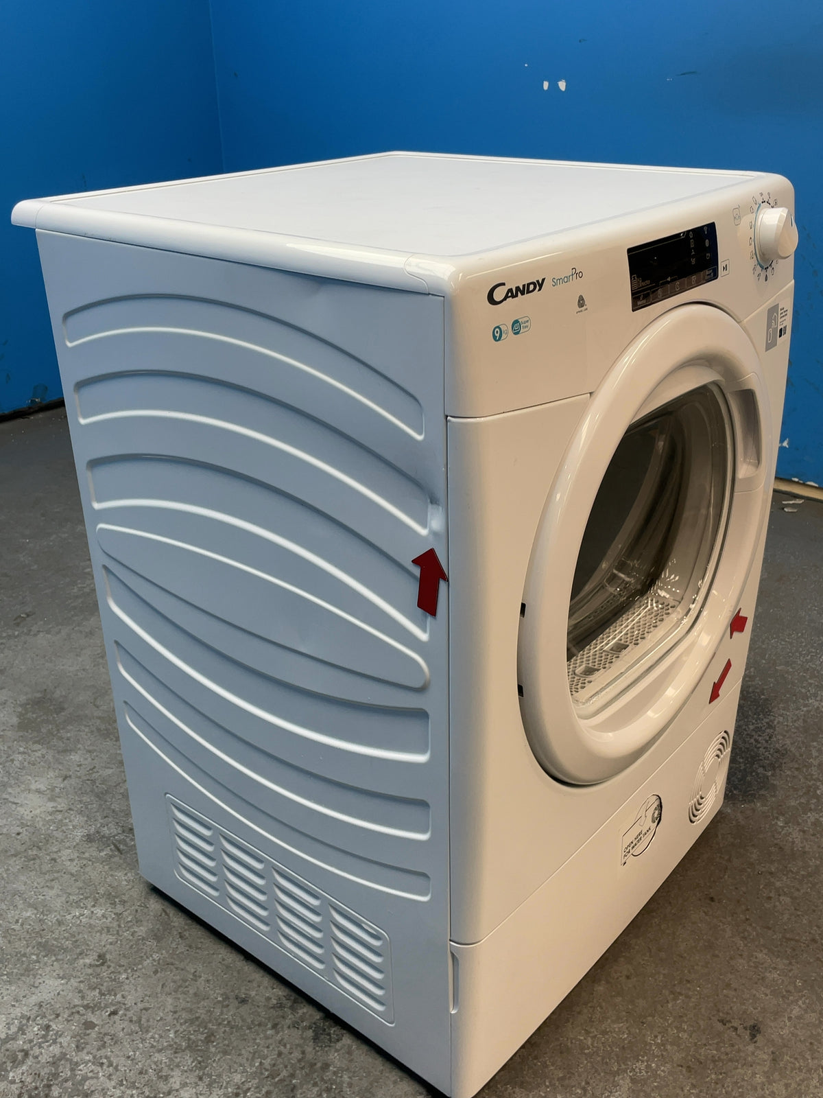 #GRC-164-603 - Candy Smart Pro 9kg Condenser Tumble Dryer – Wi-Fi Connected, Sensor Dry, White