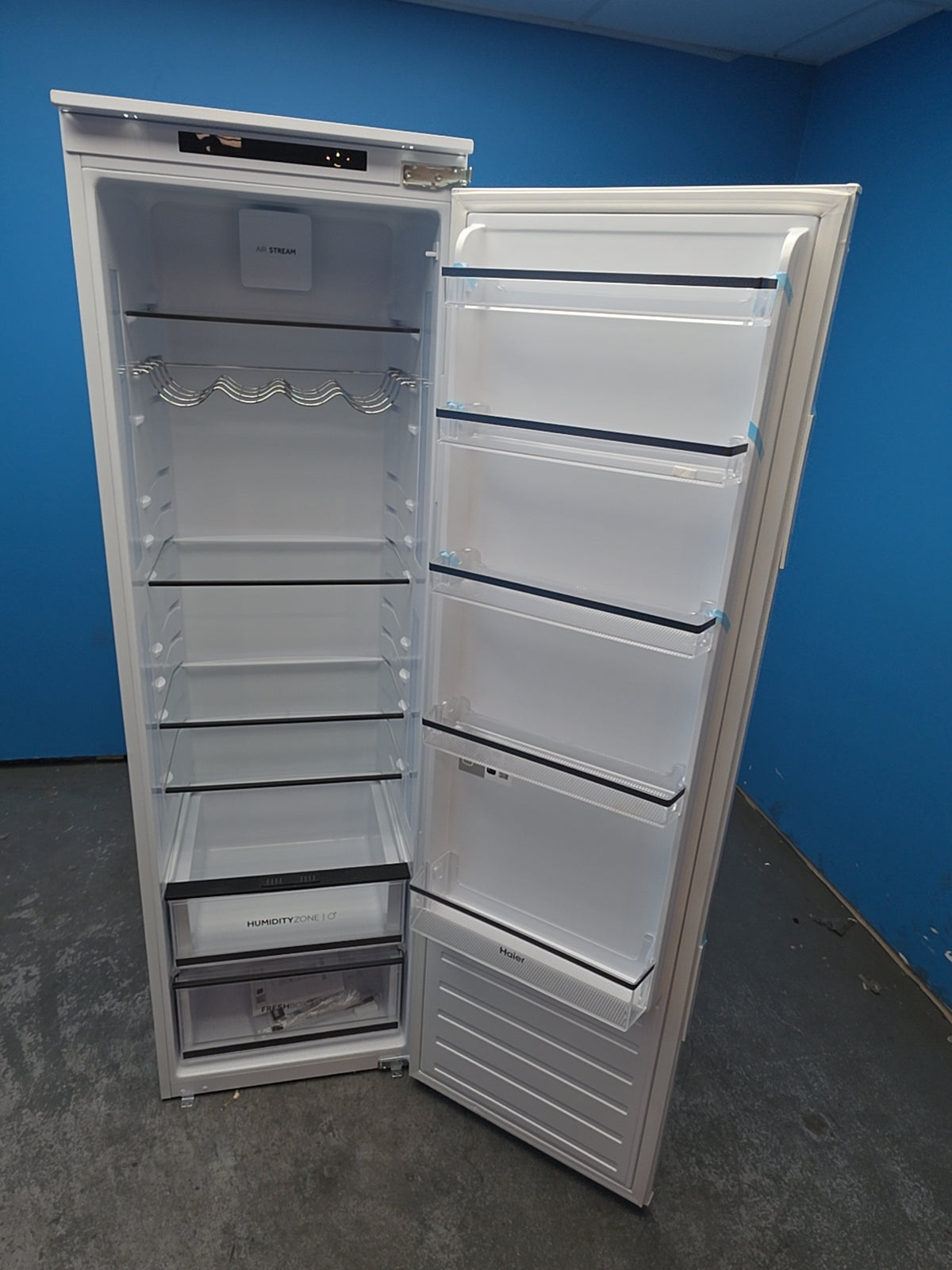 #GRC-164-604 - Haier 54cm Integrated Tall Larder Fridge – 316L Capacity, Smart Connected