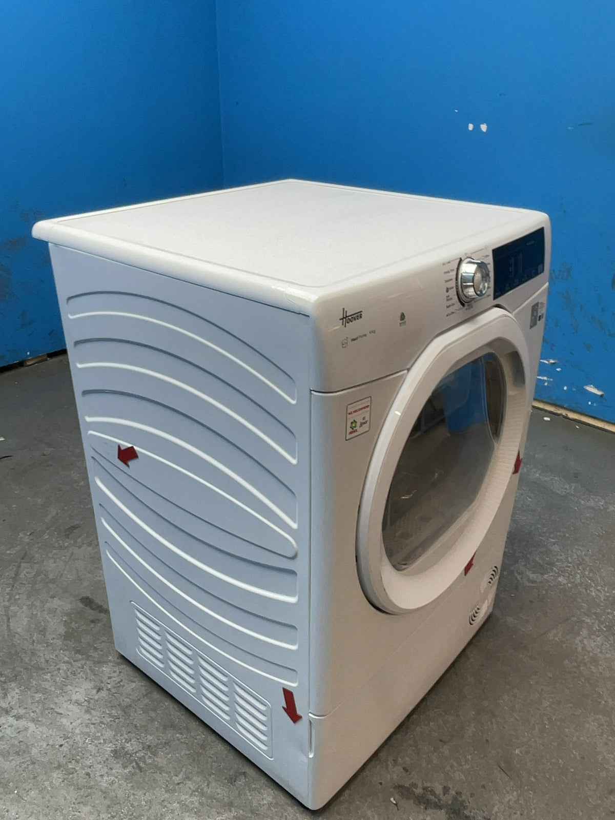 #GRC-164-611 - Hoover 10kg Heat Pump Tumble Dryer – WiFi Connected, White, A+++ Energy Rating