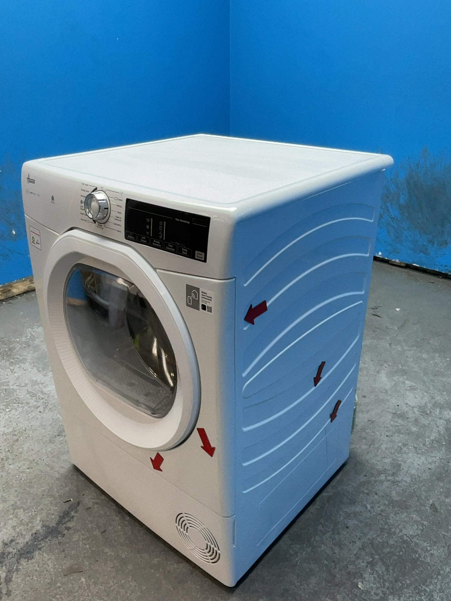 #GRC-164-611 - Hoover 10kg Heat Pump Tumble Dryer – WiFi Connected, White, A+++ Energy Rating