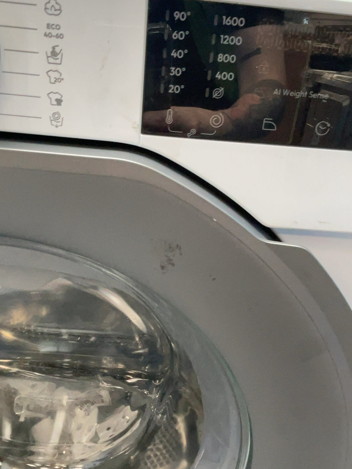 #GRC-164-625 - Hoover 9kg 1600rpm Integrated Washing Machine – KG Mode, Steam Function, White