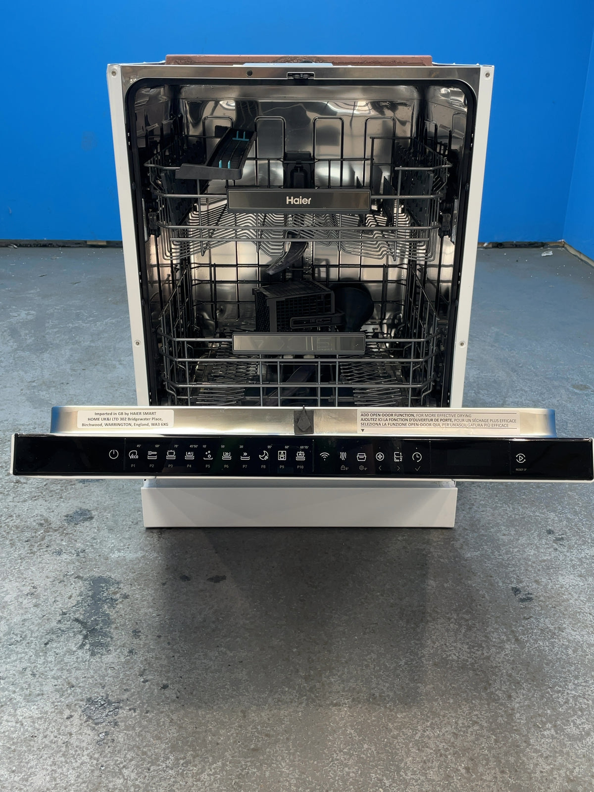 #GRC-164-638 - Haier 60cm Dishwasher – 15 Place Settings, WiFi Connected, C Rated