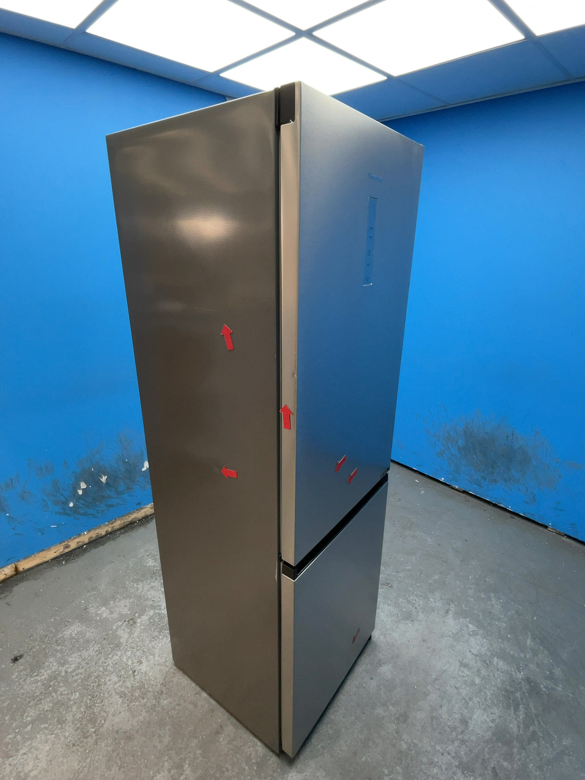 #GRC-164-662 - Hisense RB3K330SAIE 330L Freestanding Fridge Freezer – Total No Frost, Inverter Motor, Silver