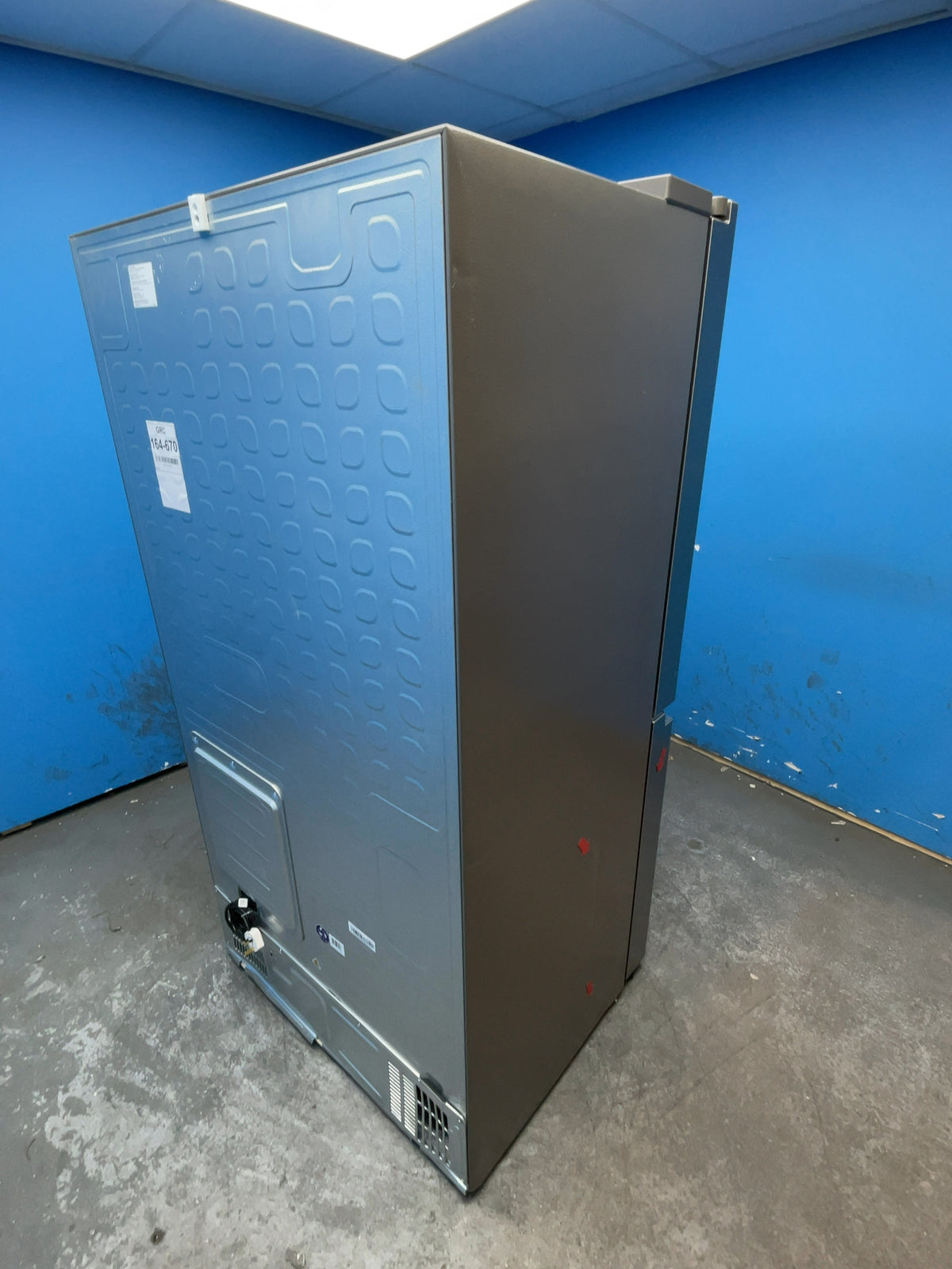 #GRC-164-670 - Hisense American Style Fridge Freezer – 606L, Stainless Steel, Total No Frost