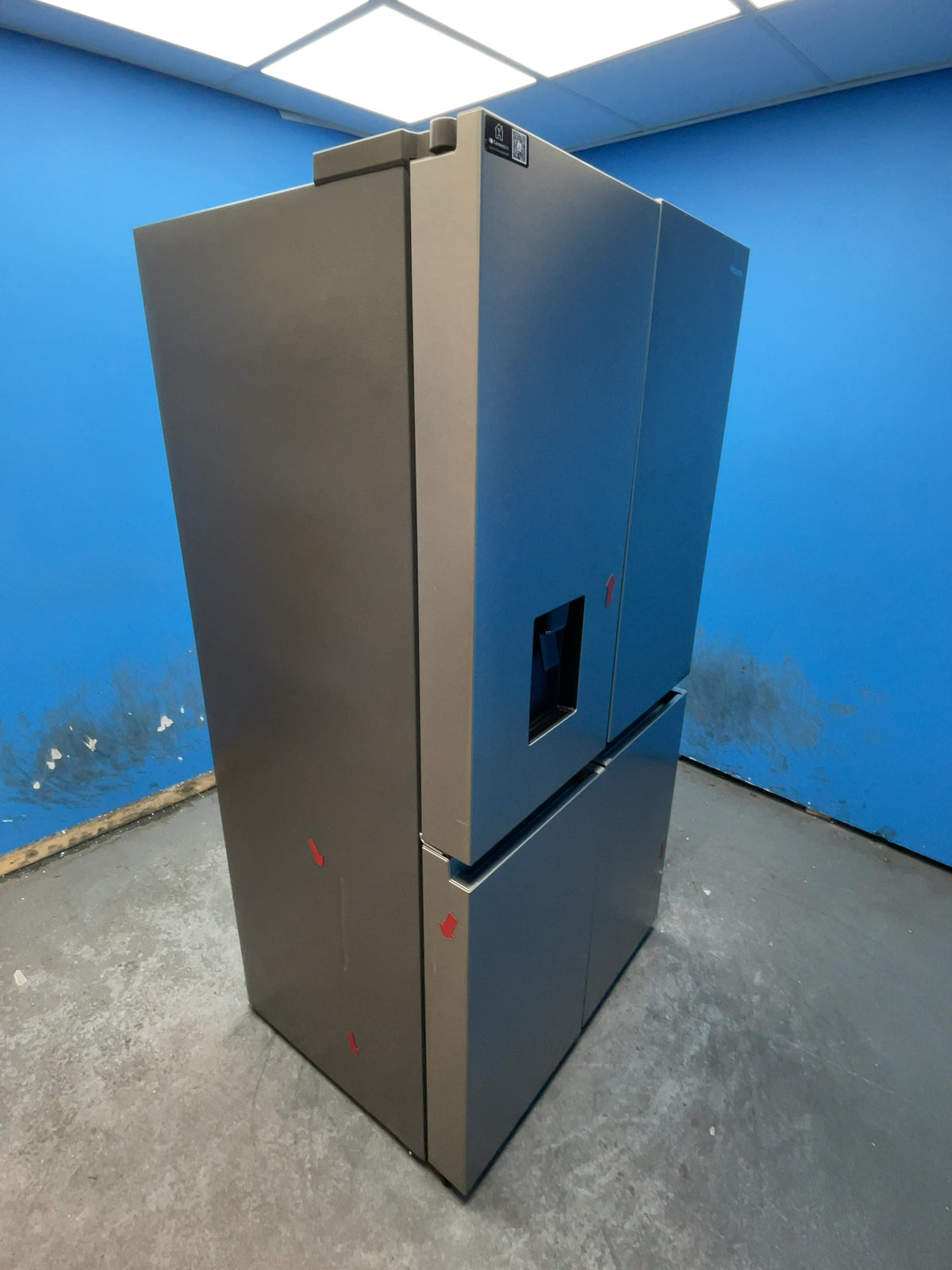 #GRC-164-670 - Hisense American Style Fridge Freezer – 606L, Stainless Steel, Total No Frost