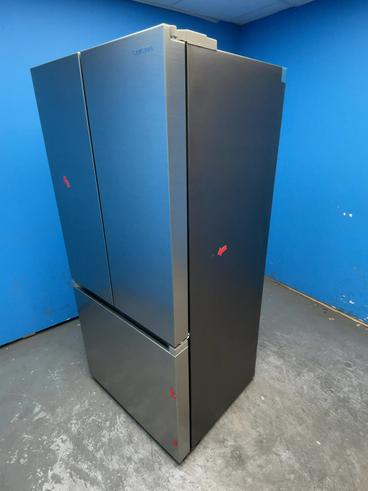 #GRC-164-678 - Samsung 81.7cm French Door Fridge Freezer – 496L, Refined Inox, Total No Frost
