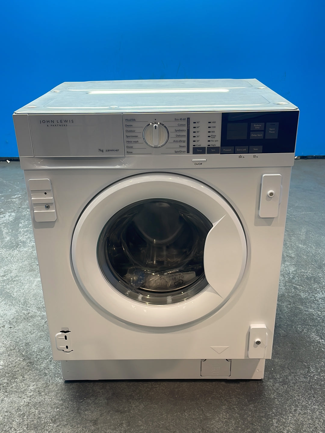 #GRC-164-734 - John Lewis Integrated Washing Machine – 7kg Capacity, 1400rpm Spin, Quick Wash