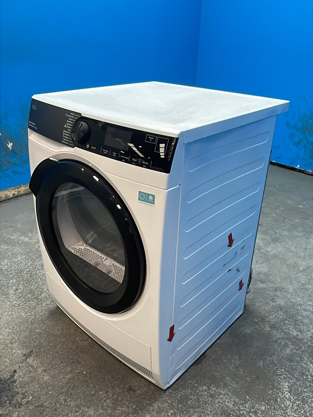 #GRC-164-742 - AEG AbsoluteCare 9kg Heat Pump Tumble Dryer – White, A++ Energy Rating