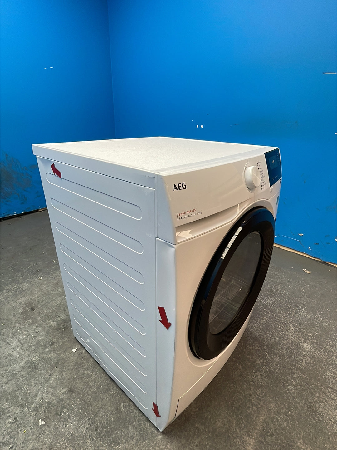 #GRC-164-743 - AEG 8000 Series 9kg Heat Pump Tumble Dryer – White, A+++ Energy Rating