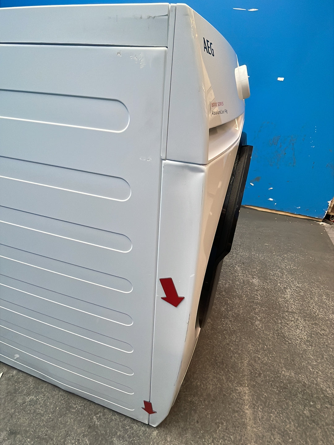 #GRC-164-743 - AEG 8000 Series 9kg Heat Pump Tumble Dryer – White, A+++ Energy Rating