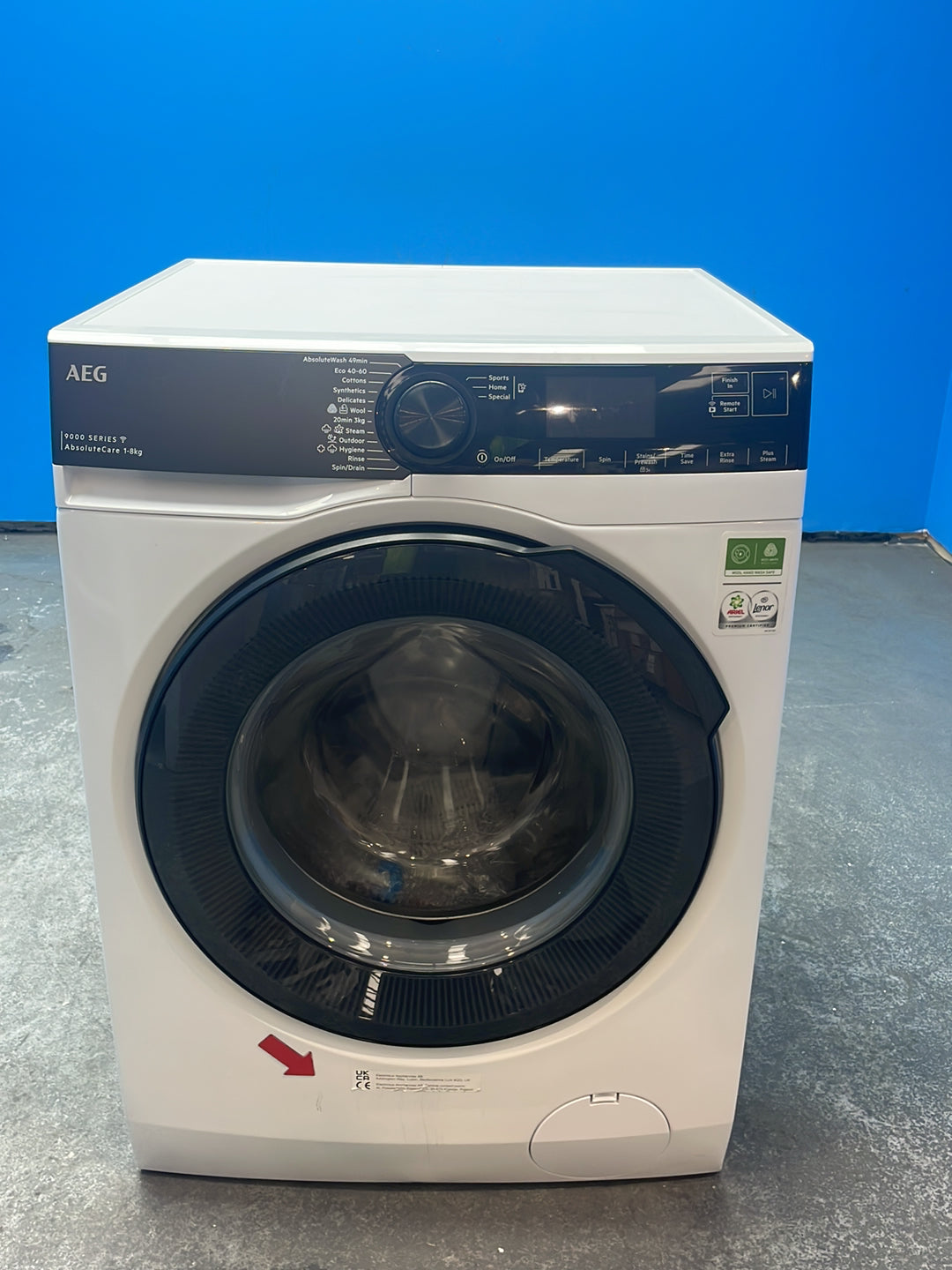 #GRC-164-747 - AEG 8kg 1400rpm Washing Machine – AbsoluteCare, SoftWater, Smart, White