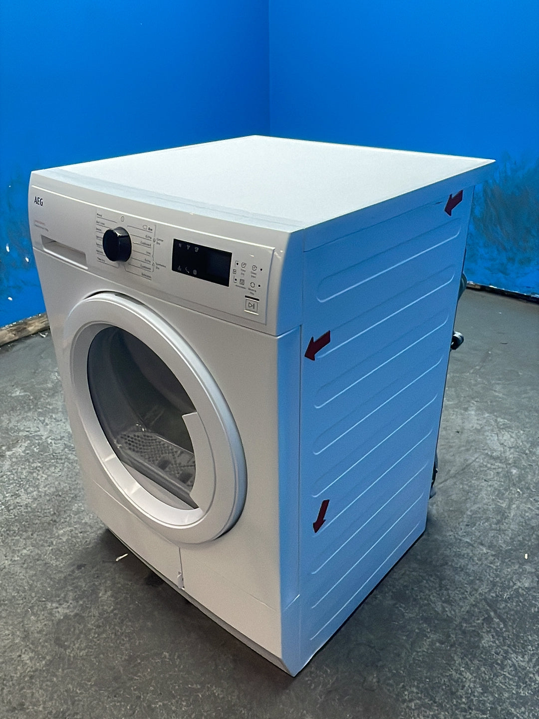 #GRC-164-751 - AEG 5000 Series 8kg Heat Pump Tumble Dryer – AutoSense Technology, EasyClean Filter, White