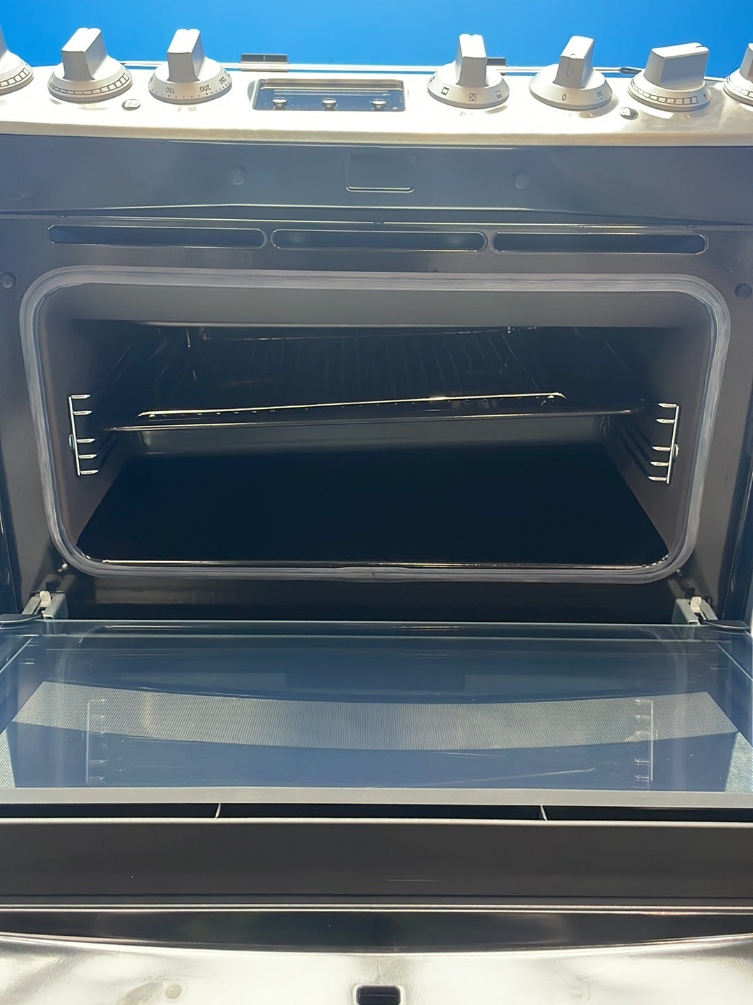 #GRC-164-770 - AEG 60cm Electric Double Oven Cooker – 112L Capacity, Induction Hob, SteamBake