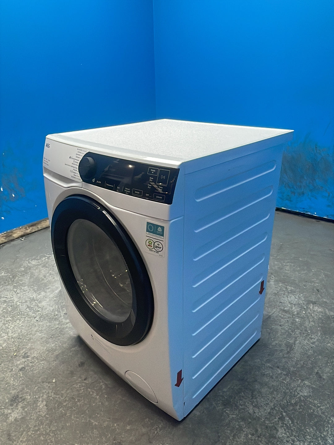 #GRC-164-772 - AEG 7000 Series 9kg/6kg 1600rpm Washer Dryer – ProSteam Technology, PreciseLoad, White