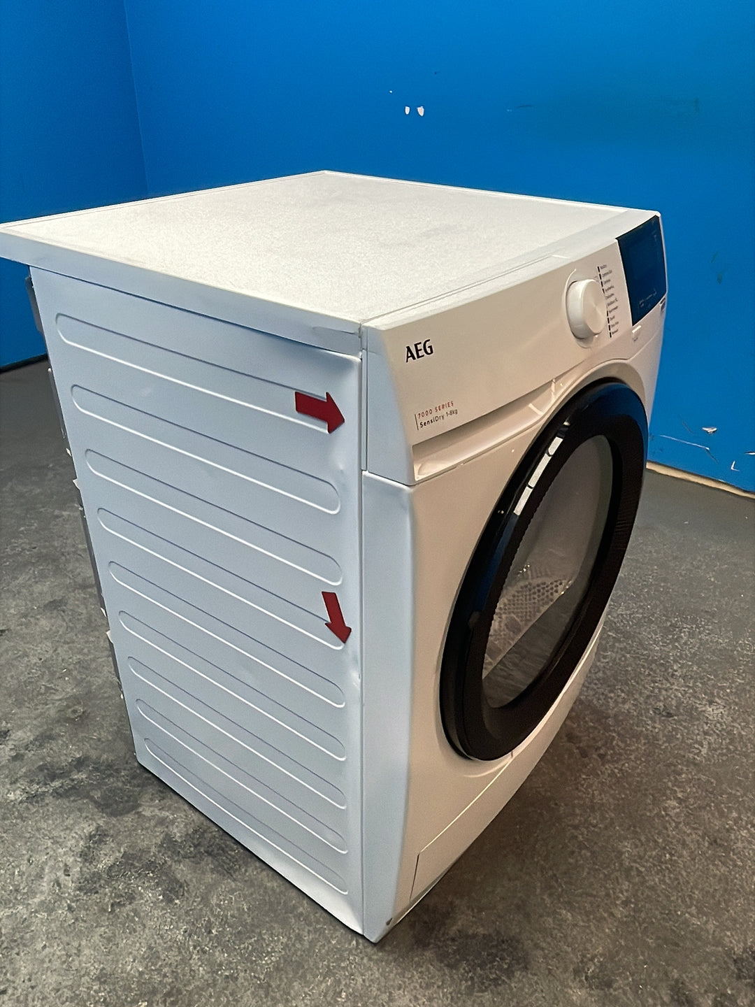 #GRC-164-773 - AEG 7000 Series 8kg Heat Pump Tumble Dryer – White, E Energy Rating