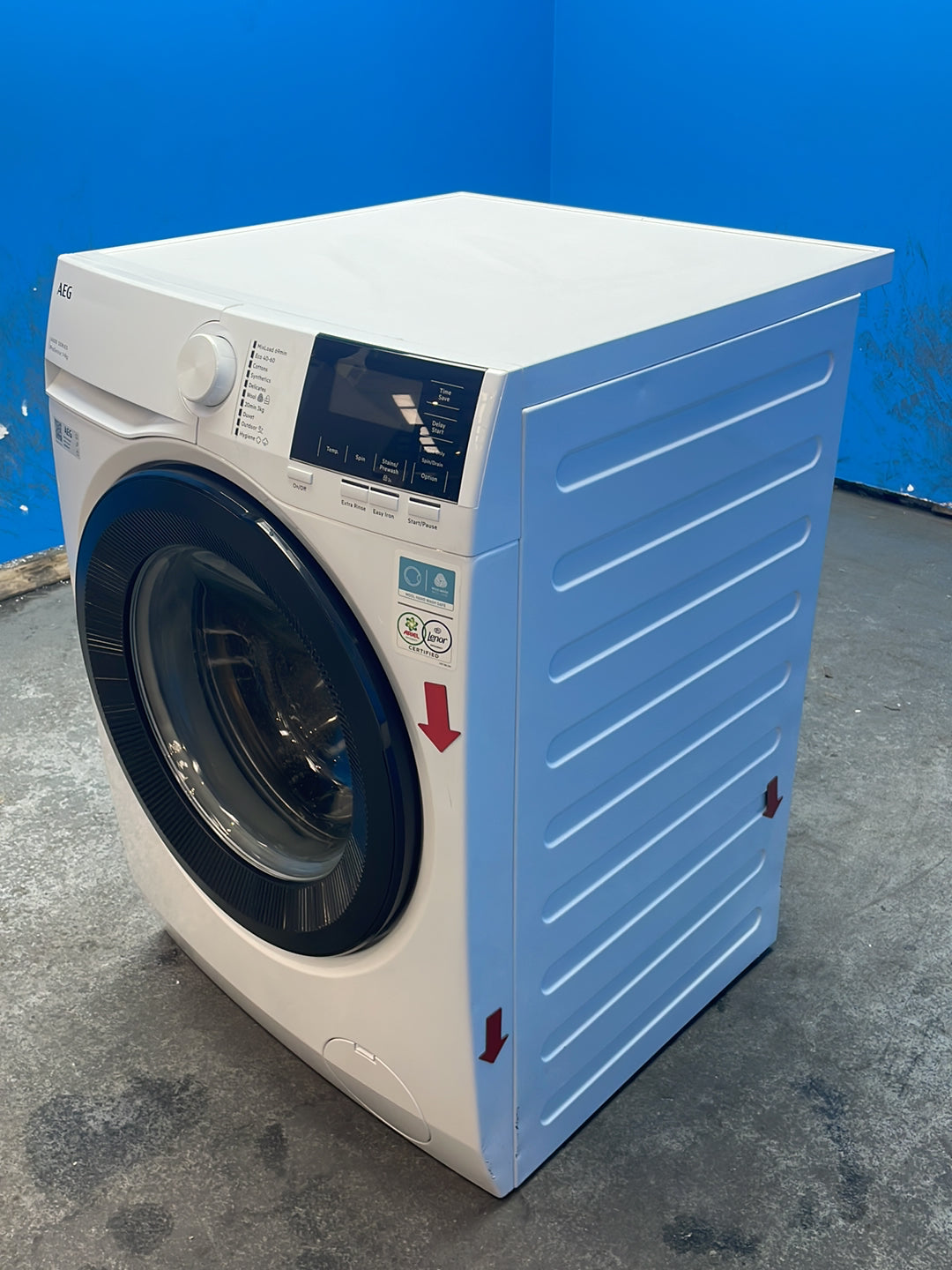 #GRC-164-783 - AEG 9kg 1400rpm Washing Machine – ProSense, Inverter Motor, Smart, White