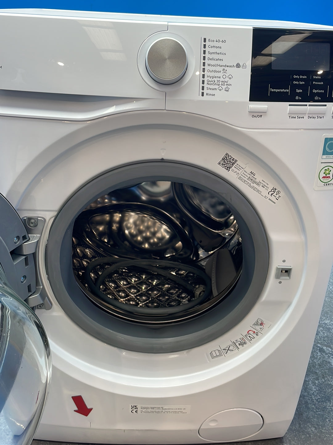 #GRC-164-790 - AEG 7000 Series Washer Dryer – 8kg Wash, 5kg Dry, 1400rpm, WiFi Connected, White