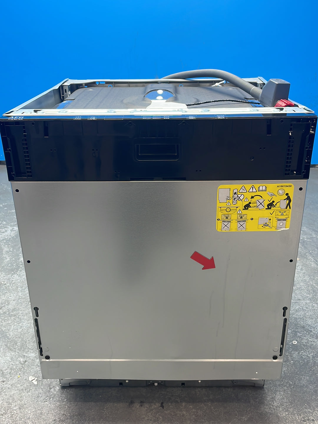 #GRC-164-791 - AEG 5000 Series 60cm Integrated Dishwasher – 13 Place Settings, AirDry, Silver