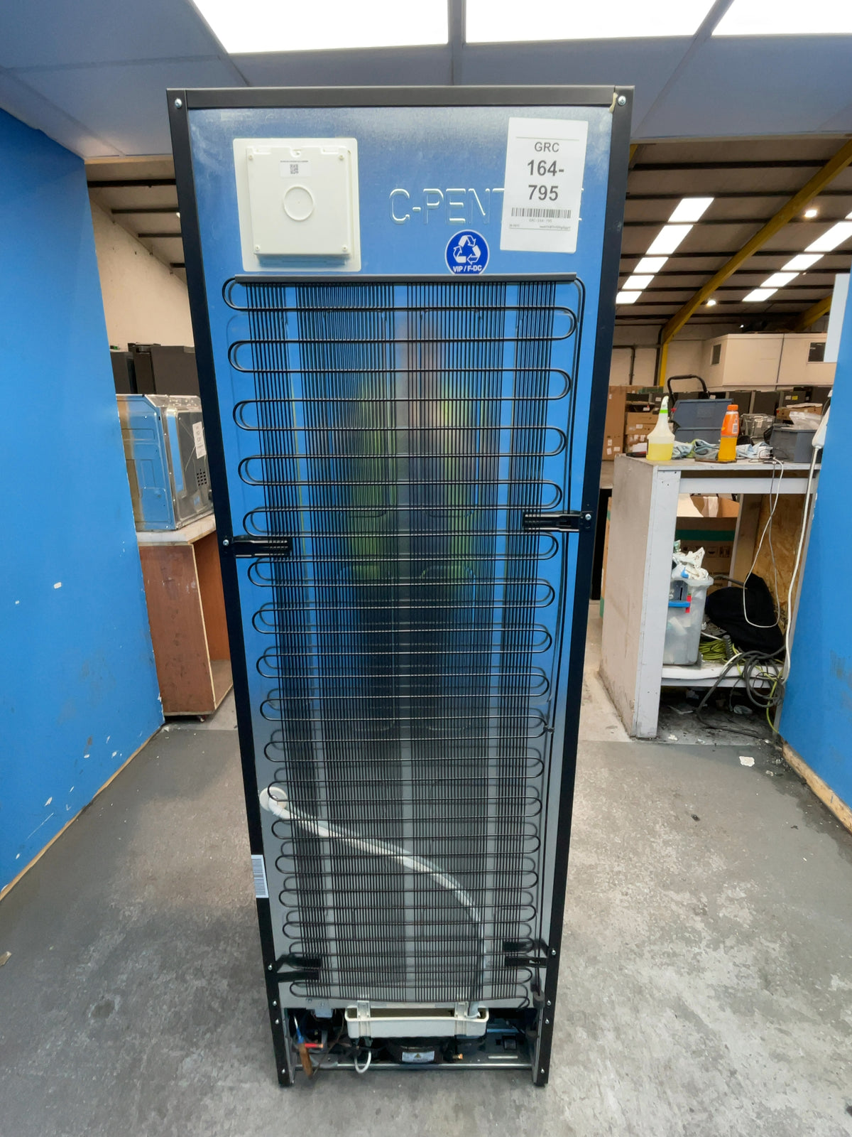 #GRC-164-795 - AEG 8000 Series 59.5cm 60/40 Fridge Freezer – 328L, Inox, Total No Frost