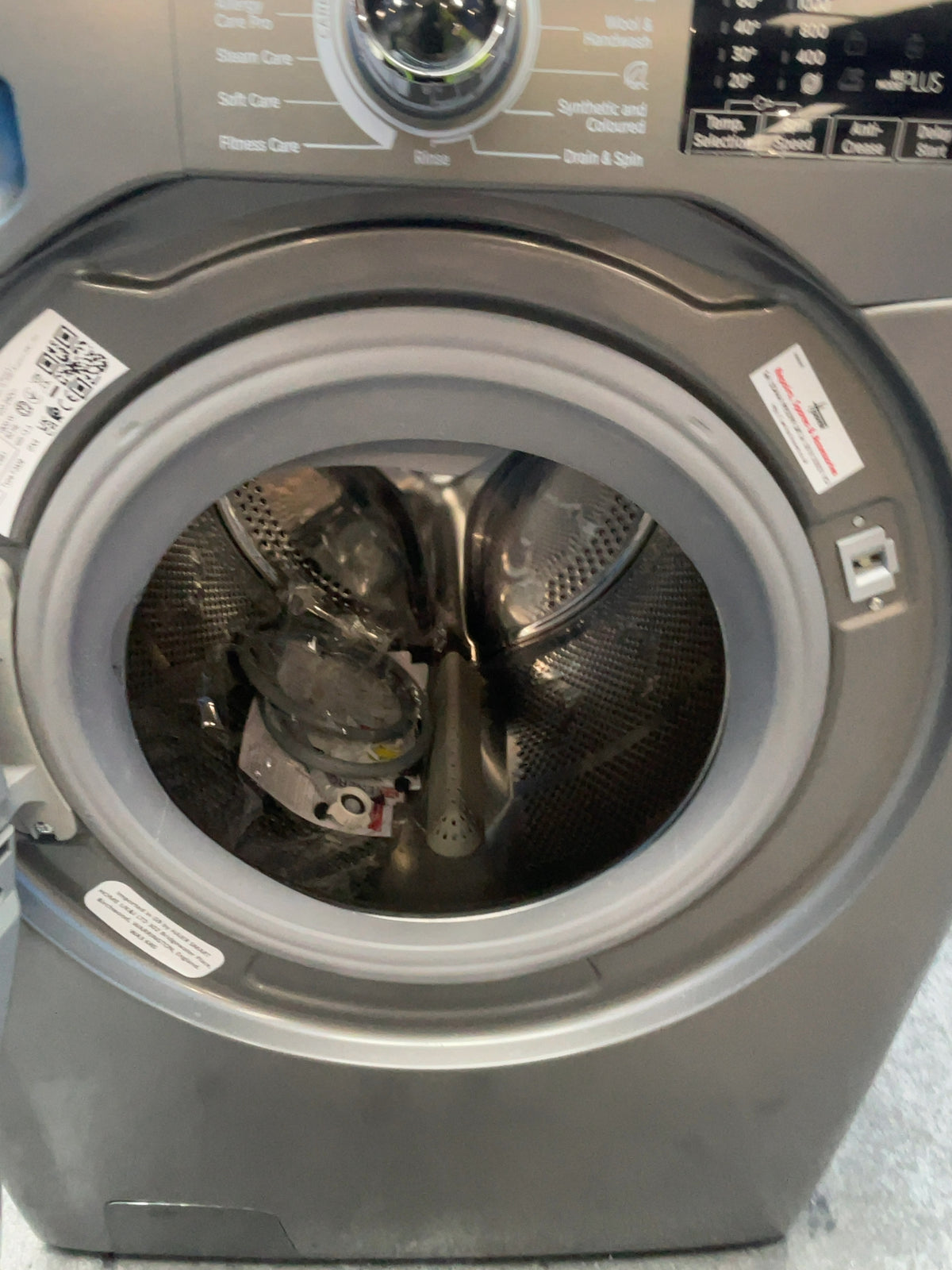 #GRC-164-844 - Hoover H-WASH 350 12kg 1400rpm Washing Machine – KG Mode Plus, Graphite