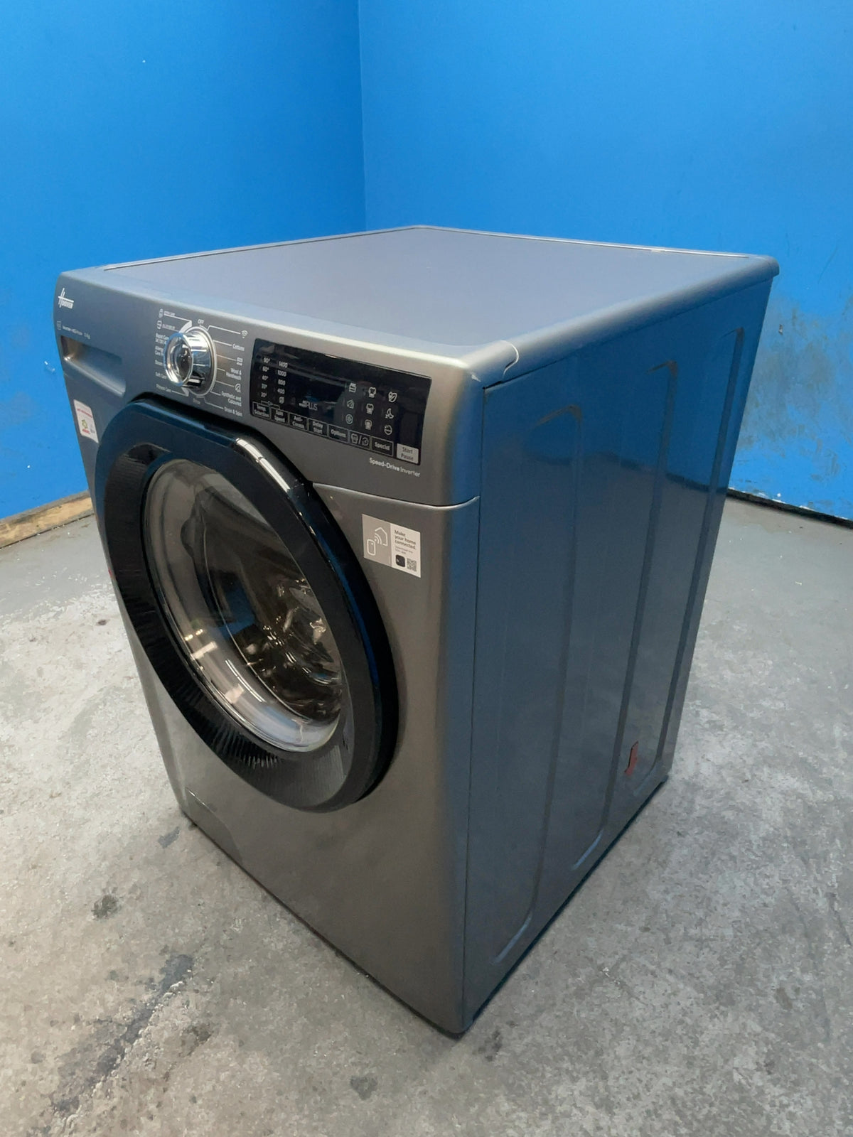 #GRC-164-844 - Hoover H-WASH 350 12kg 1400rpm Washing Machine – KG Mode Plus, Graphite
