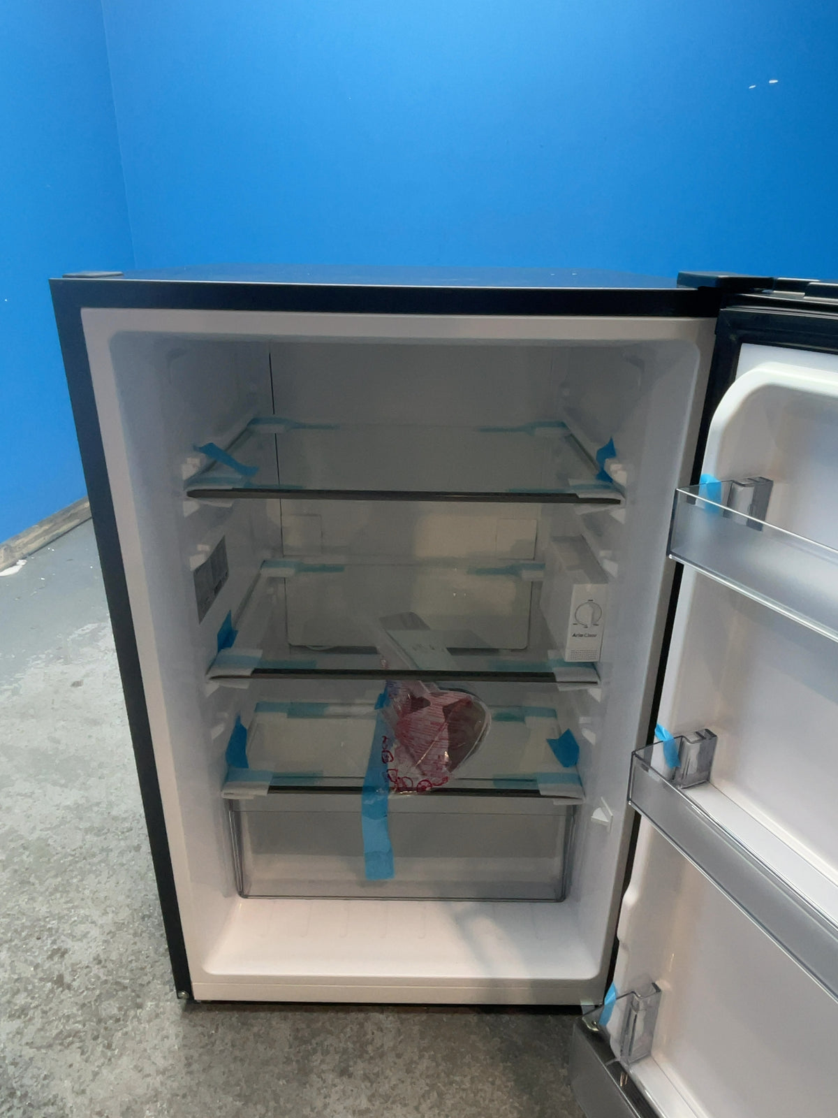 #GRC-164-891 - Hoover H-FRIDGE 300 Mini 54cm Under Counter Fridge – 129L, Aria Clear, Black