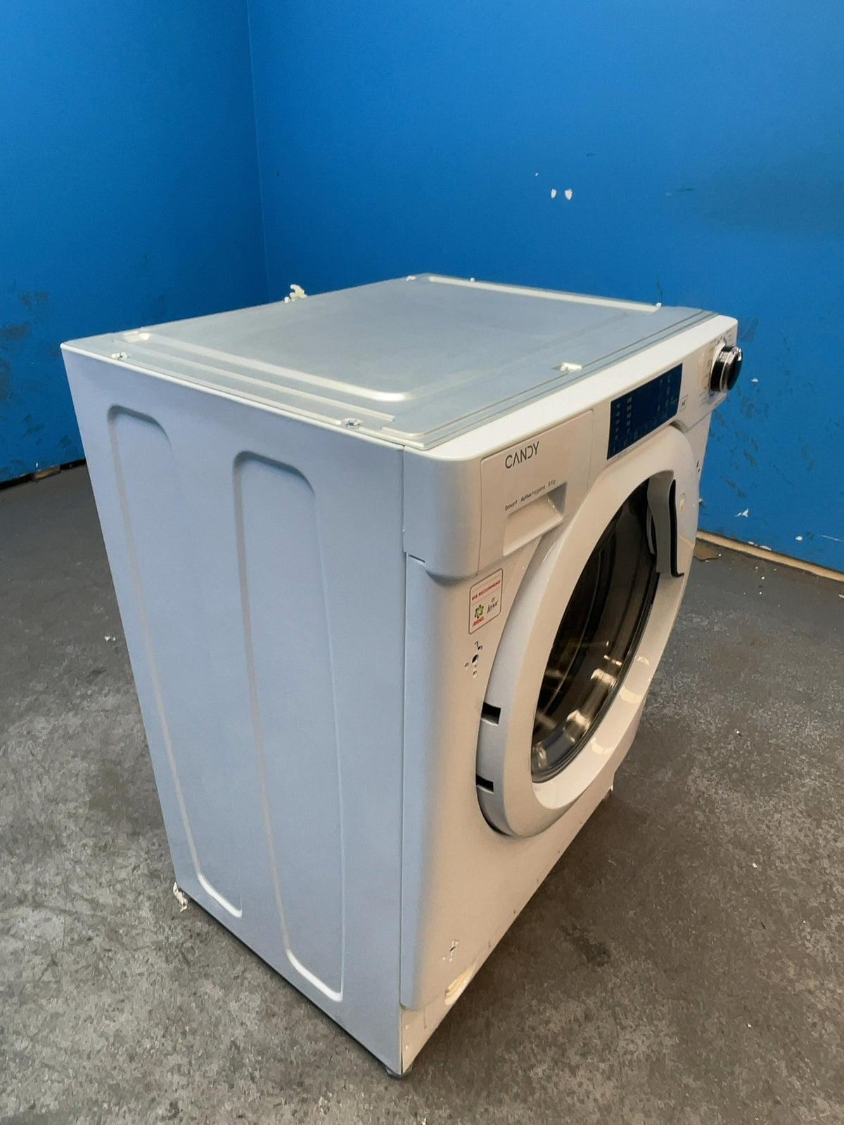 #GRC-164-915 - Candy 8kg 1400rpm Integrated Washing Machine – Inverter Motor, White