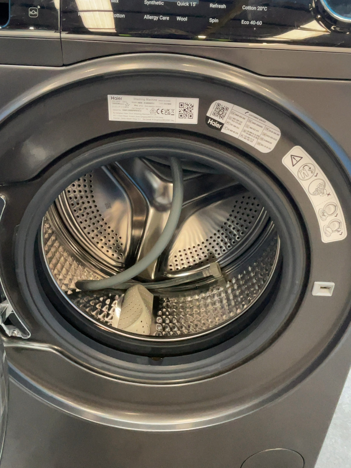 #GRC-164-975 - Haier I-Pro Series 5 8kg 1400rpm Washing Machine – WiFi Connected, Direct Motion Motor, Anthracite