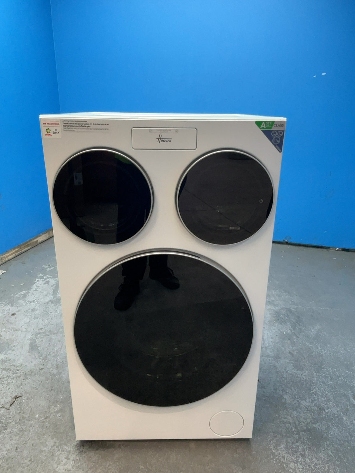 #GRC-164-980 - Hoover 12kg 1400rpm Washing Machine – Smart, White