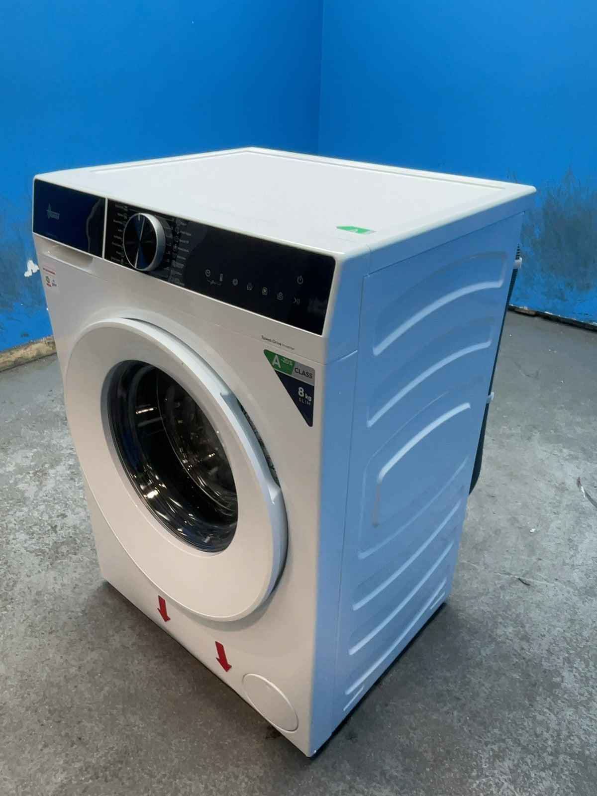 #GRC-164-981 - Hoover HGD 48S8C-80 8kg 1400rpm Washing Machine – Steam Cycle, Inverter Motor, White