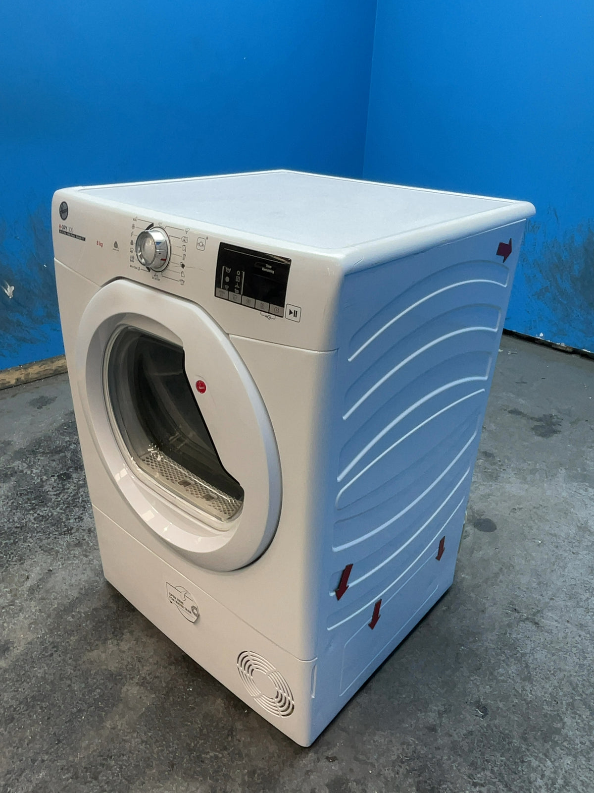 #GRC-165-028 - Hoover H-DRY 300 8kg Condenser Tumble Dryer – Sensor Drying, White