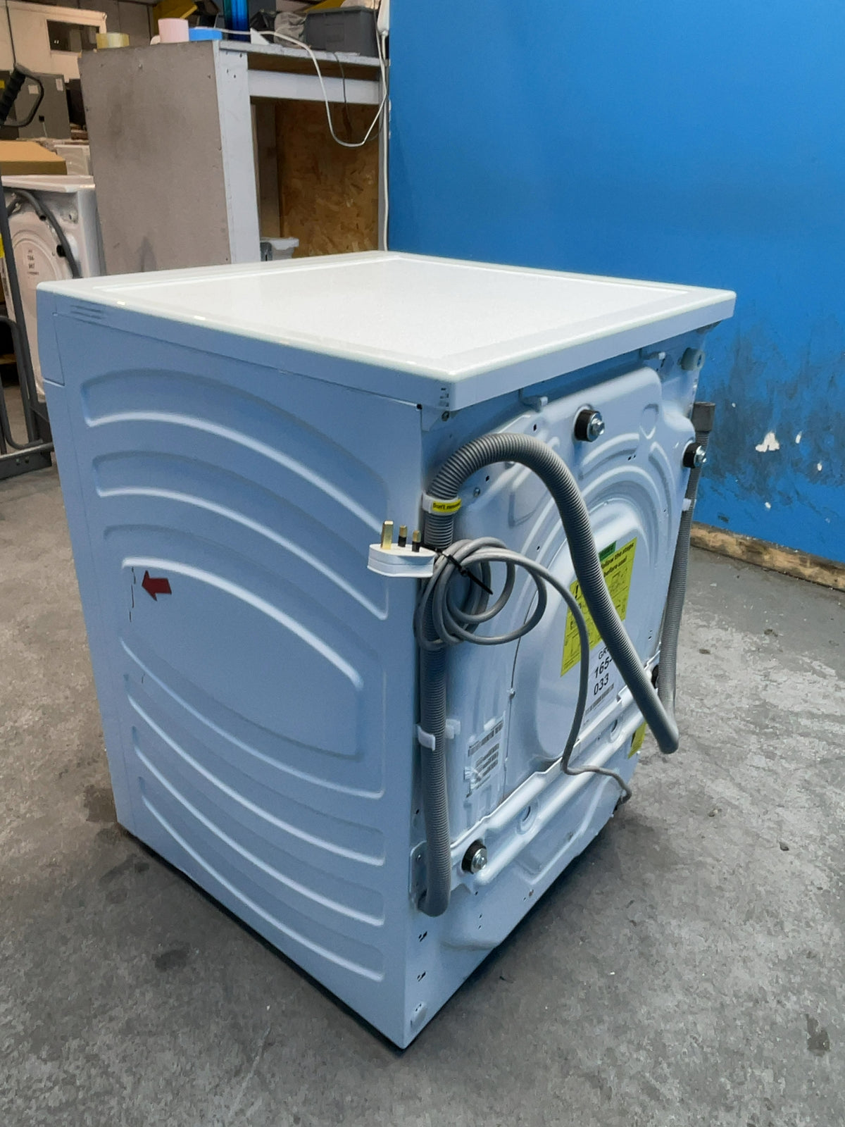 #GRC-165-033 - Haier 12kg 1400rpm Washing Machine – Direct Motion Motor, Steam Function, White