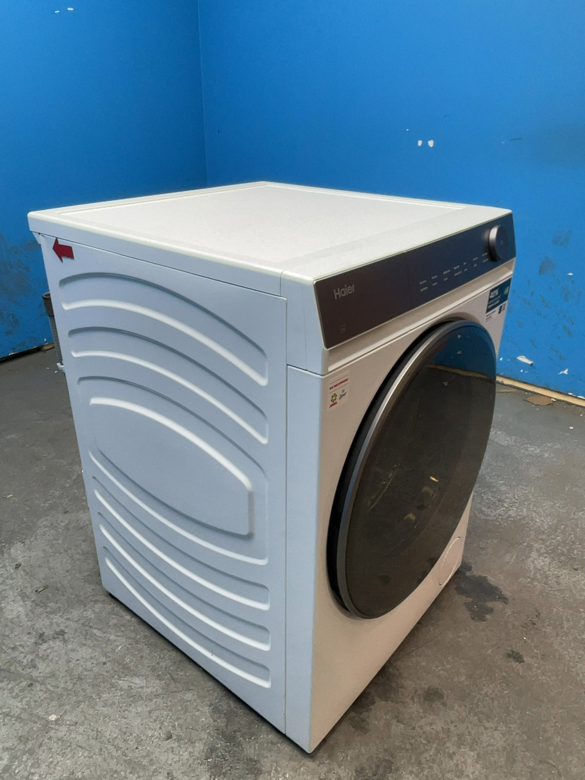 #GRC-165-033 - Haier 12kg 1400rpm Washing Machine – Direct Motion Motor, Steam Function, White