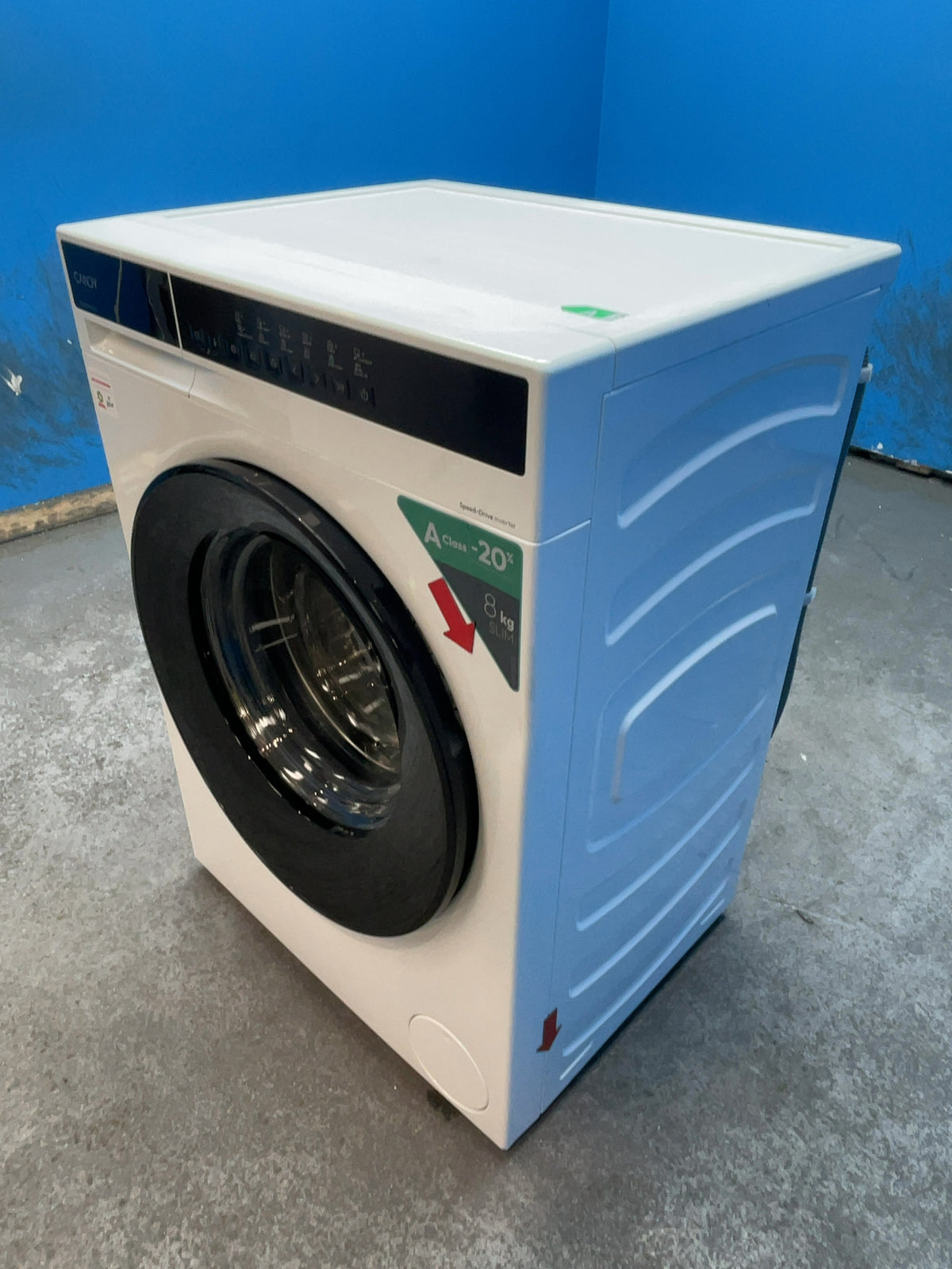 #GRC-165-046 - Candy 8kg 1400rpm Washing Machine – MixPower System, Steam Function, White