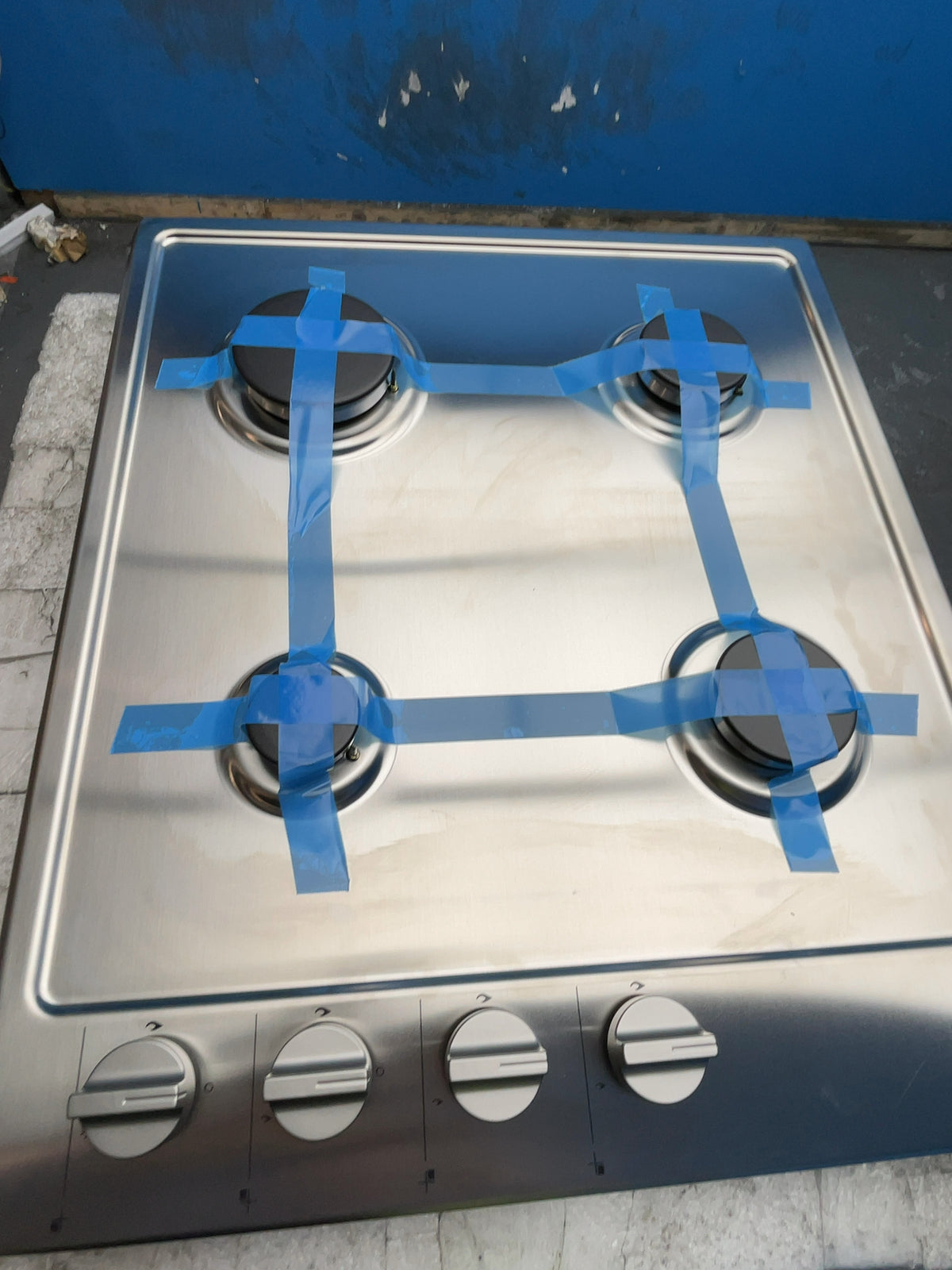 #GRC-165-052 - Hoover 60cm Gas Hob – 4 Burners, Stainless Steel