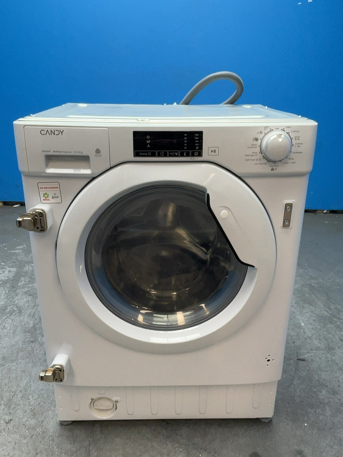 #GRC-165-058 - Candy Integrated Washer Dryer – 9kg Wash, 5kg Dry, 1400rpm, White, Weight Sensor