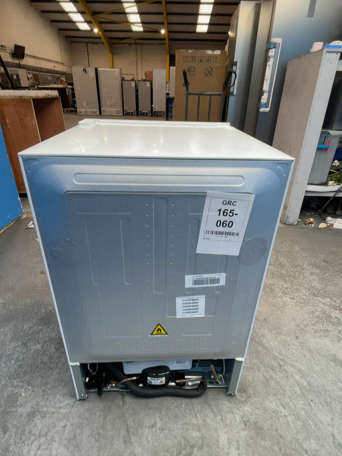 #GRC-165-060 - Hoover H-FRIDGE 300 55cm Undercounter Larder Fridge – 129L Capacity, LED Light, White