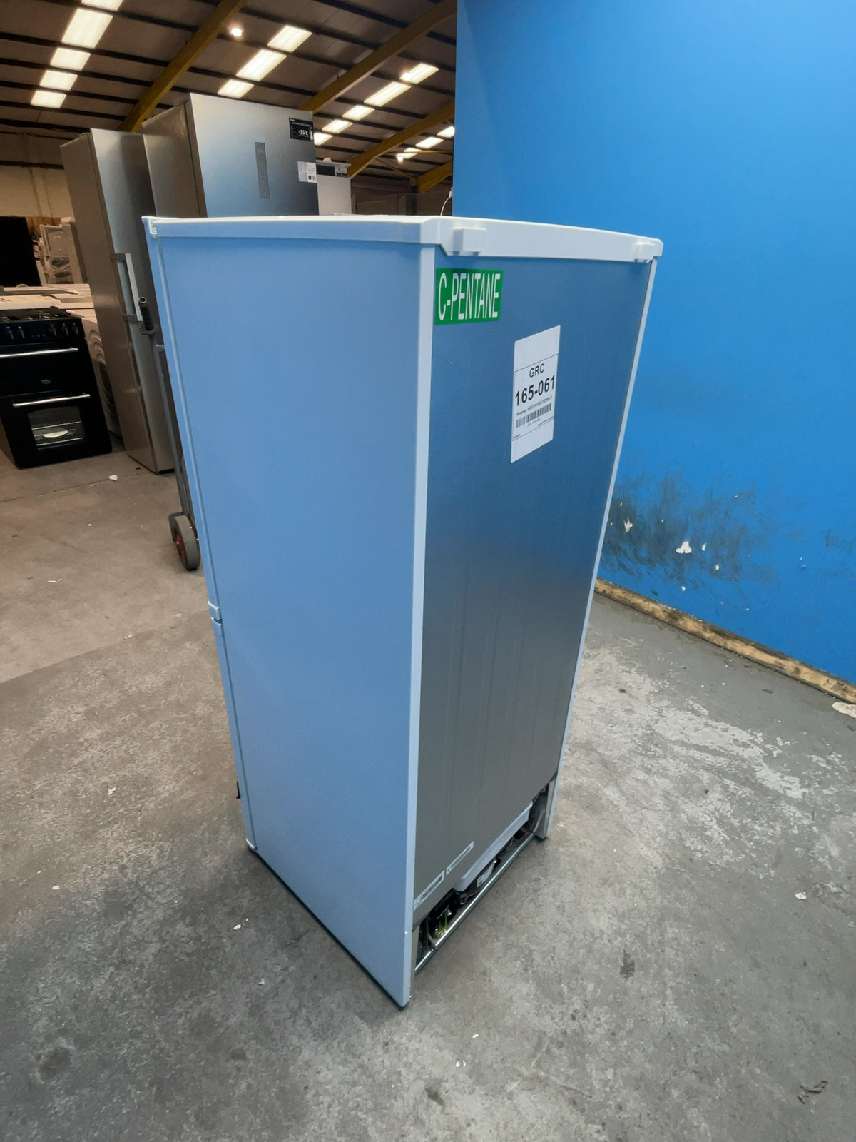 #GRC-165-061 - Hoover 55cm Fridge Freezer – 185L, White, Manual Defrost